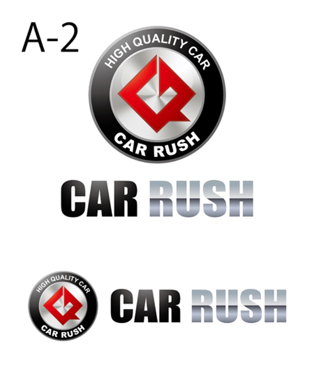 高級車買取　CAR RUSH　ロゴ