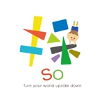 さんの英語と体操（身体を動かす）を組み合わせたプログラム「操 so」のロゴへの提案