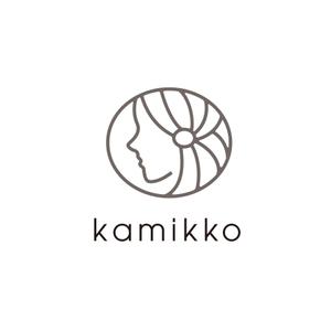 creyonさんのヘアアクセサリーWebショップ(kamikko!カミッコ)のロゴ制作をお願いいたします！シンプルな北欧系でへの提案