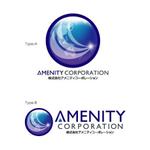 SUN&MOON (sun_moon)さんの「ＡＭＥＮＩＴＹ　ＣＯＲＰＯＲＡＴＩＯＮ」のロゴ作成への提案