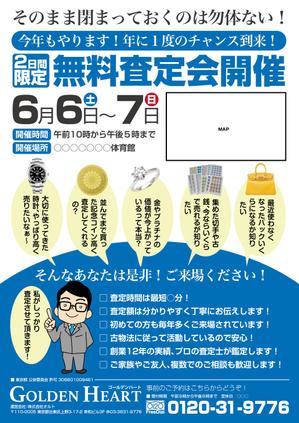 加藤 将幸 (BMS_Kato)さんのイベント「無料鑑定会」集客のための投函用チラシへの提案