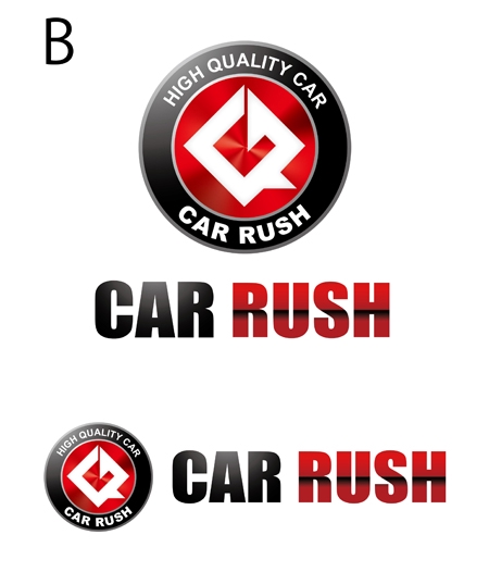 高級車買取 Car Rush ロゴの依頼 外注 ロゴ作成 デザインの仕事 副業 クラウドソーシング ランサーズ Id