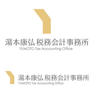 さんの「「湯本康弘税務会計事務所」　　英語表記「YUMOTO　Tax　Accounting　Office」」のロゴ作成への提案