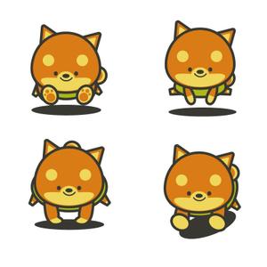 月魚子 ()さんの柴犬のキャラクターデザインへの提案