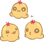 透兎 (achroite_rabbit)さんの「メイプル坊や」（パン）のキャラクターデザインへの提案