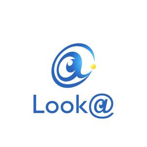 solalaさんの「「Look At」または「Look@」」のロゴ作成への提案