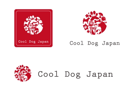 Livingoodデザイン工房 (peacelover)さんの日本の優れたドッググッズを世界に発信する「Cool Dog Japan」のロゴへの提案