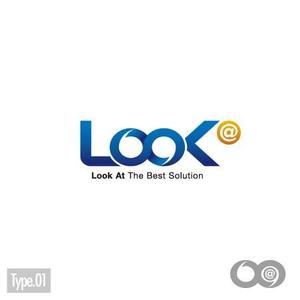 DECO (DECO)さんの「「Look At」または「Look@」」のロゴ作成への提案