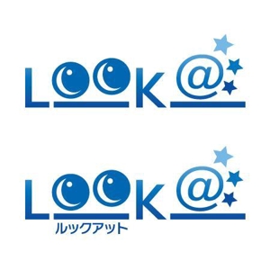 media_k-satoさんの「「Look At」または「Look@」」のロゴ作成への提案