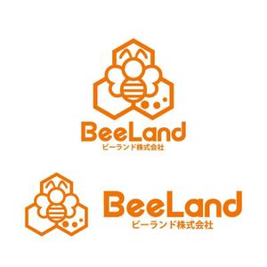 perles de verre (perles_de_verre)さんの不動産会社　BeeLand（ミツバチランド）  ビーランド株式会社のロゴへの提案