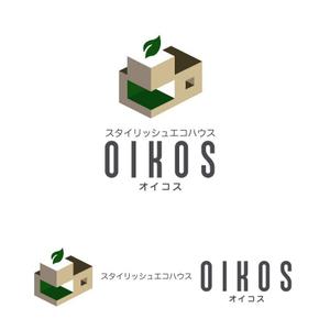 marimoさんの「スタイリッシュエコハウス　OIKOS 　オイコス」のロゴ作成への提案