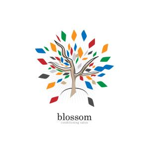 Cobalt Blue (Cobalt_B1ue)さんのおしゃれロゴの得意なクリエーター様！ リラクゼーションサロン「blossom」のロゴ作成依頼への提案