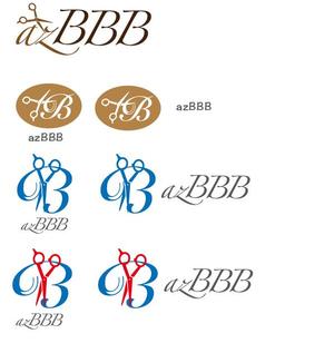 株式会社イーネットビズ (e-nets)さんのユニセックスヘアーサロン「azBBB」のロゴへの提案