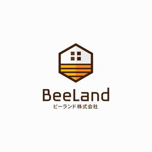 proudia (proudia)さんの不動産会社　BeeLand（ミツバチランド）  ビーランド株式会社のロゴへの提案