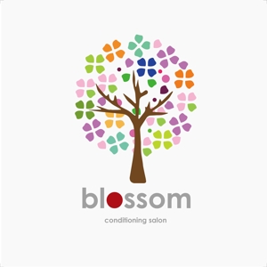 デザインオフィス　すみれ (Sumire)さんのおしゃれロゴの得意なクリエーター様！ リラクゼーションサロン「blossom」のロゴ作成依頼への提案