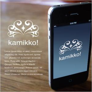 drkigawa (drkigawa)さんのヘアアクセサリーWebショップ(kamikko!カミッコ)のロゴ制作をお願いいたします！シンプルな北欧系でへの提案