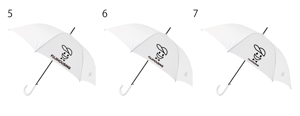 oroshipons (oroshipons)さんの【フジタの貸し傘プロジェクト】貸し出し傘にプリントするロゴの作成依頼への提案