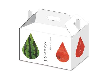 yukkichan (yukkichan)さんの小玉すいかの化粧箱デザインへの提案