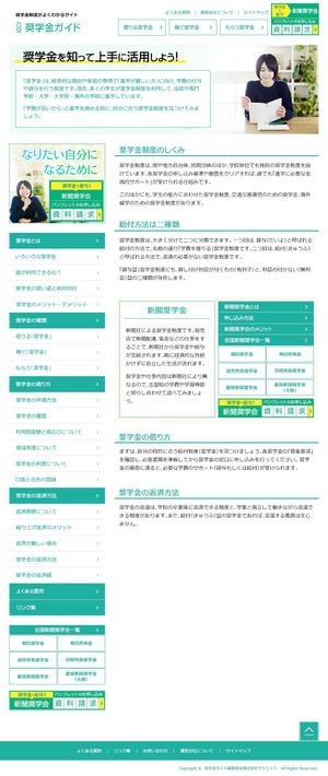 nibiさんの【TOPデザインのみ】奨学金サイトのリニューアル（コーディング不要） への提案
