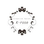 HOSHI (minato_)さんのフラワー,ビーズアクセサリーの教室・制作販売「K-rose」のロゴ作成への提案