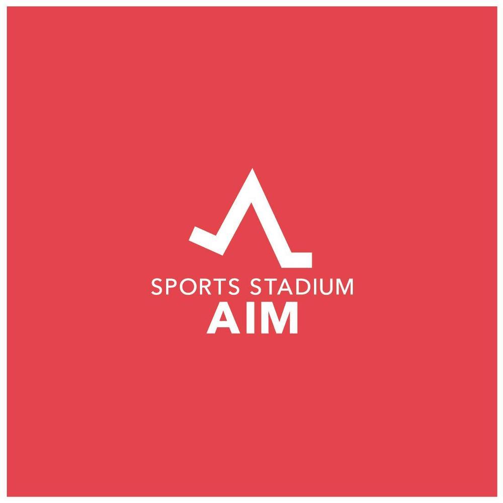 フットサルコート　「スポーツスタジアムAIM」のロゴ