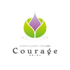 syake (syake)さんの「リラクゼ-ションセラピ－　Courageクラ－ジュ」のロゴ募集への提案