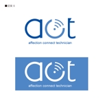 u-ko (u-ko-design)さんの電話・ネットワーク構築工事の会社act（アクト)のロゴデザインへの提案