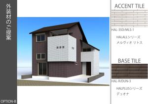i-works (tumuzikage)さんの戸建住宅の外壁デザインへの提案