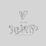 鈴木 ようこ (yoko115)さんの美容室heartyのロゴへの提案