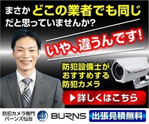 chazuko ()さんの防犯カメラ設置業者のバナーへの提案