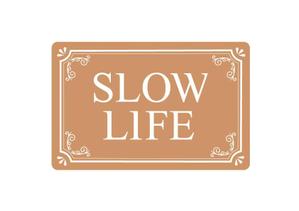 紺野 ()さんのネットショップ「アンティークと雑貨のお店 slow life」のロゴへの提案