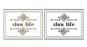 ● (yossi0714)さんのネットショップ「アンティークと雑貨のお店 slow life」のロゴへの提案