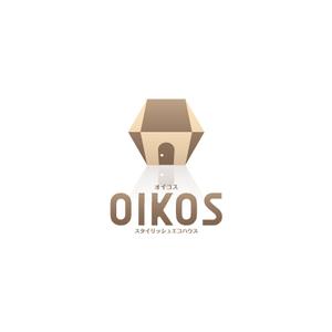 akitaken (akitaken)さんの「スタイリッシュエコハウス　OIKOS 　オイコス」のロゴ作成への提案