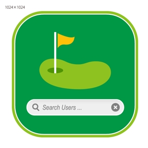 Creative Rila (Creative_Rila)さんのゴルフアプリ（iOS & Andoroid)のアイコンデザインへの提案