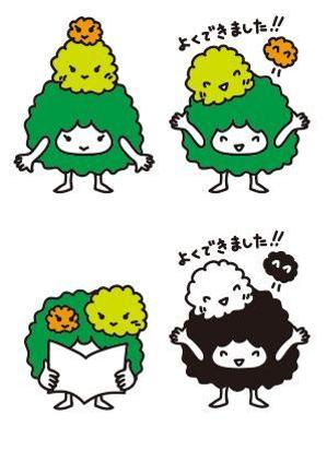 nicknick (nicknick)さんの「まりも」のキャラクターデザインへの提案