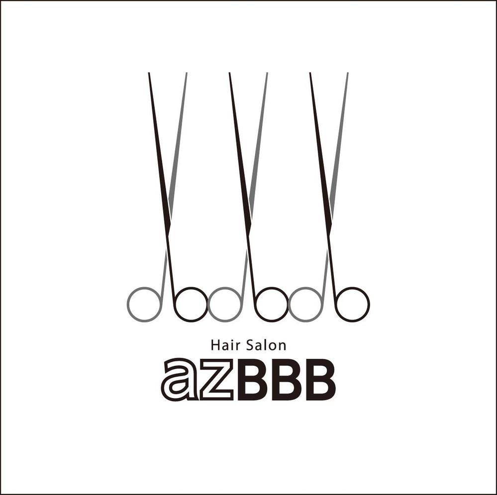 ユニセックスヘアーサロン「azBBB」のロゴ