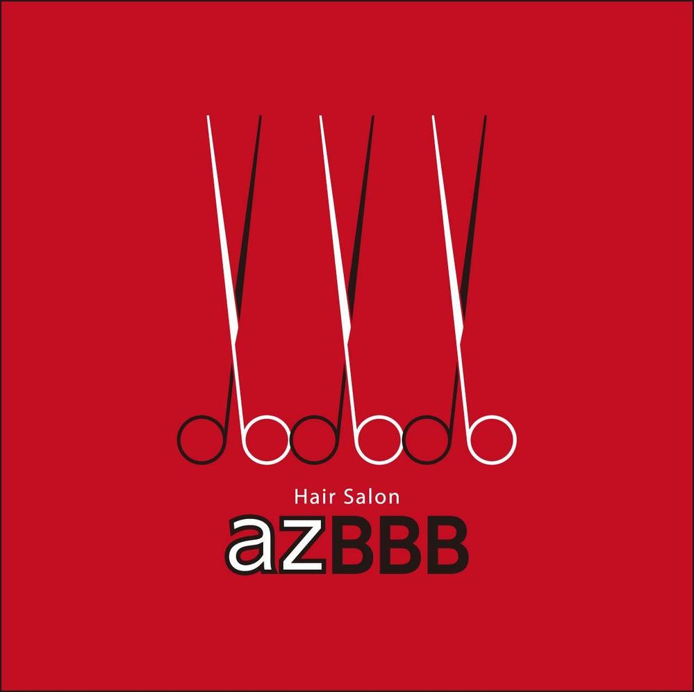 ユニセックスヘアーサロン「azBBB」のロゴ