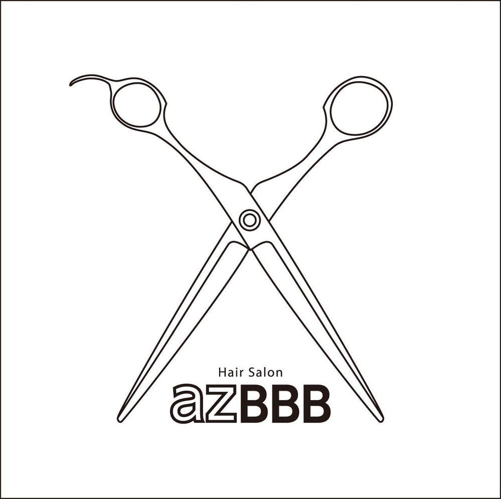 ユニセックスヘアーサロン「azBBB」のロゴ