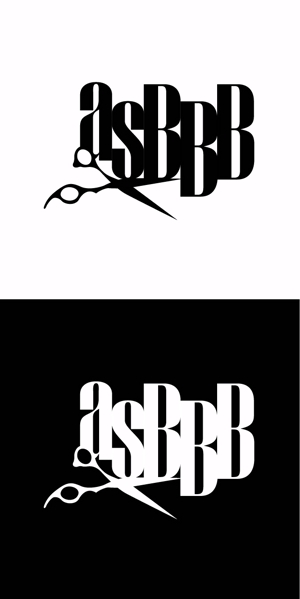 chanlanさんのユニセックスヘアーサロン「azBBB」のロゴへの提案