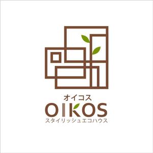KRRKさんの「スタイリッシュエコハウス　OIKOS 　オイコス」のロゴ作成への提案