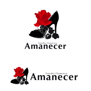marimoさんの「フラメンコスタジオ　Amanecer」のロゴ作成への提案