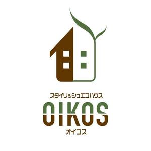 tmb24さんの「スタイリッシュエコハウス　OIKOS 　オイコス」のロゴ作成への提案