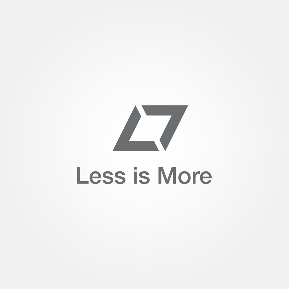 アウトドア・スポーツ用品「Less is More」のロゴ