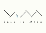 MOMOMO (ham-egg)さんのアウトドア・スポーツ用品「Less is More」のロゴへの提案