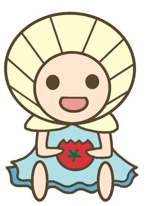 ぴよスケ ()さんのホタテ貝のキャラクターデザインへの提案