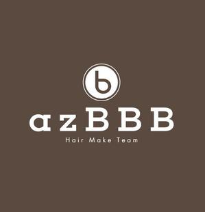 郷山志太 (theta1227)さんのユニセックスヘアーサロン「azBBB」のロゴへの提案