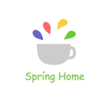 thi.ts2015 (thits2015)さんのcafeショップ「Spring　Home」のロゴへの提案