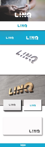 iwwDESIGN (iwwDESIGN)さんの6月に設立する会社『LINQ』のロゴへの提案