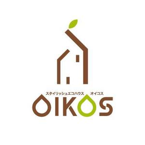 rickisgoldさんの「スタイリッシュエコハウス　OIKOS 　オイコス」のロゴ作成への提案