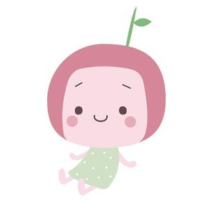 ほっこりーな ()さんの駄菓子さくらんぼもちのイメージキャラクターデザインへの提案